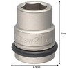 TONE Impact Socket 6NV-21 Insertion Angle 0.7 inch (19.0 mm)