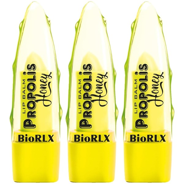 BioRLX Propolis and Honey Lip Balm Color Free (Three Lip