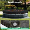 27.8FT Round Leaf Net Cover for 24FT Above Ground Pools
