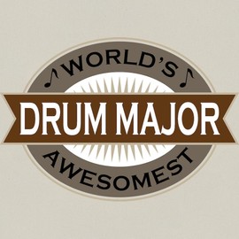 CafePress Drum Major Awesomest Oval Canvas Tote Top Zipper Closure