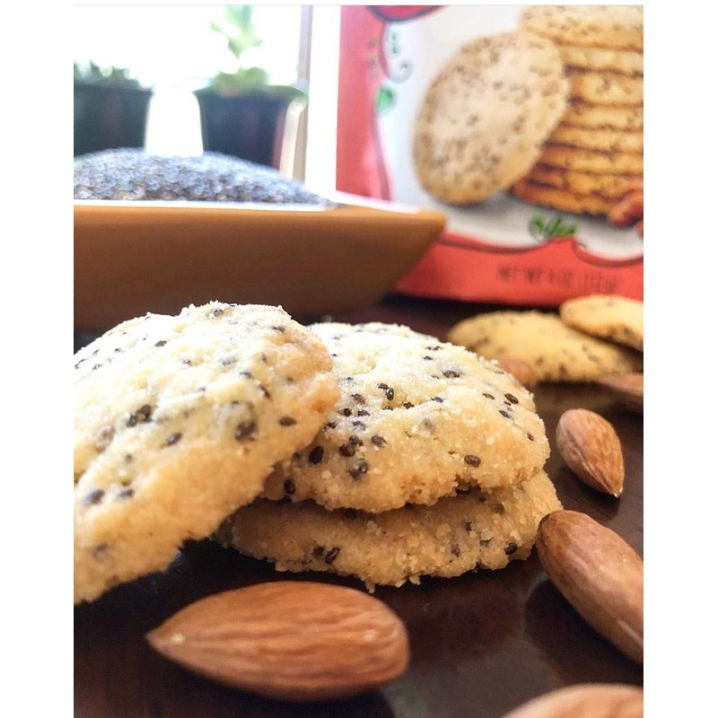 Audrey’s Almond Chia Cookies – Thin & Crispy Chia Seed