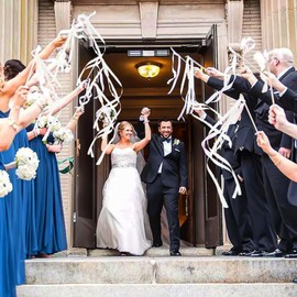 Wedding Wands with Bell, Pack of 30 White Wedding Walls, Romantic Wands Ribbons Wedding, Magic Wands Wedding Streamers for Weddings, Birthdays, Parties, Holiday Parties, Christmas