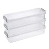 SUMTree 3 Pack Clear Storage Containers rectangular transparent Storage boxes