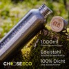 ChooseEco Drinking Bottle Stainless Steel Sustainable Water Bottle with Bamboo