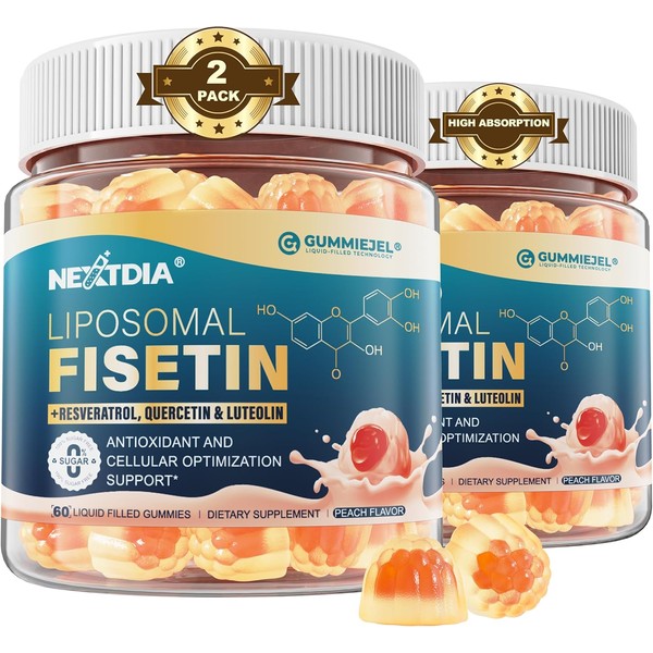 Liposomal Fisetin Complex Gummies - Healthy Aging & Cellular Renewal