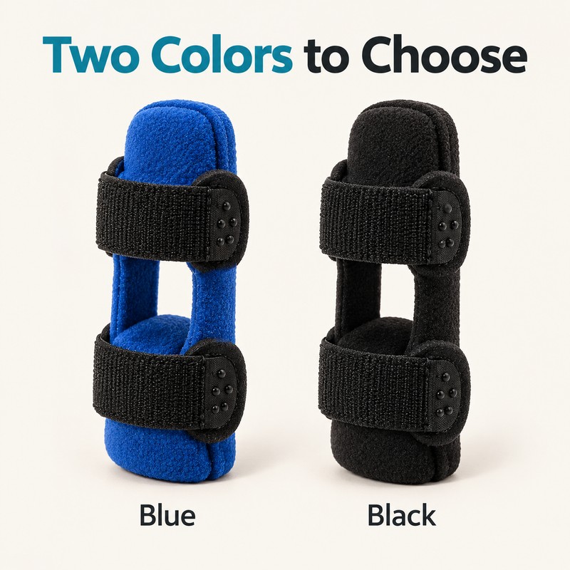 Trigger Finger Splint – Adjustable Padded Finger Brace for Mallet