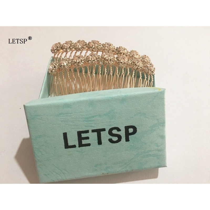 Letshopping® High-grade Alloy Diamond Tiara Comb Hair Accessories Hair Fork(2pc)