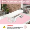 Sorcristy Nail Arm Rest Pad Hand Cushion Table Mat PU