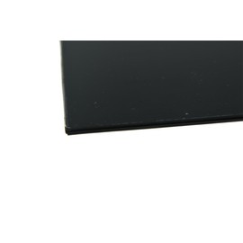 Dopro Uncut 11"x17" DIY Blank Guitar Bass Pickguard Material Sheet Scratch Plate Material Sheet 29x43cm Glossy Black 1 Ply (Cut Your Own Pickguard)