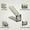Uni HIMO Shoe Slots Organizer, Clear Shoe Stacker, Adjustable Level