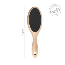 TITANIA Wooden Foot File (Coarse) • Callus File Made of Real Wood • One-sided Callus Rasp Foot • Foot File Made of Beech Wood • Effortless Callus Removal • High Quality Callus File