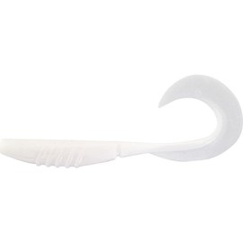 MEGABASS KISS - X Layer Curly 3.5 01 Solid White (7/Pack) - 8cm