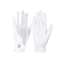 Harrison Howard Horse Riding Gloves Comfortable Grip for Gardening, Running or Cycling Lightweight Gloves White M