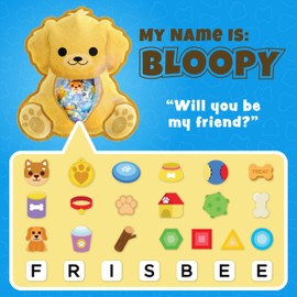 BIZYBOO - The Original Seek & Find Plush – Buscar objetos ocultos Resolver problemas educativos juego a juego para niños de 2 años en adelante (Bloopy)