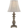 Cali 19" High Beige Candlestick Accent Table Lamps Set of