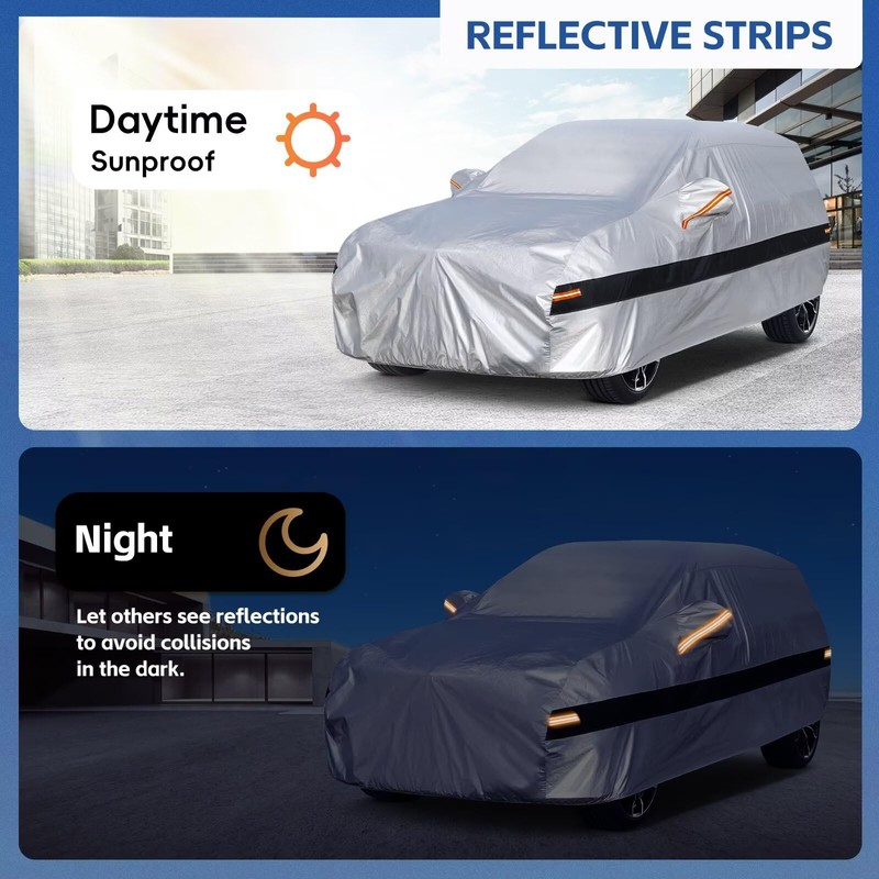 Holthly SUV Car Cover Custom Fit 2002-2012 Honda Element, Car