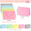 Envelopes with Blank Cards, Set of 50 Envelopes Folding Cards