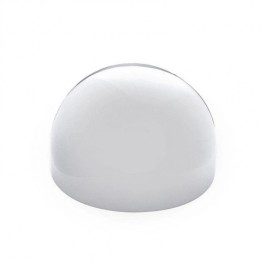 United Pacific 8" Fullmoon Style Rear Hub Cap for 8 of 5/8" Studs - Chrome