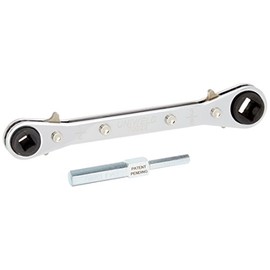 Uniweld 70022 Reversible Ratchet Wrench with DHVA Dual Hex Wrench Adaptor, Silver