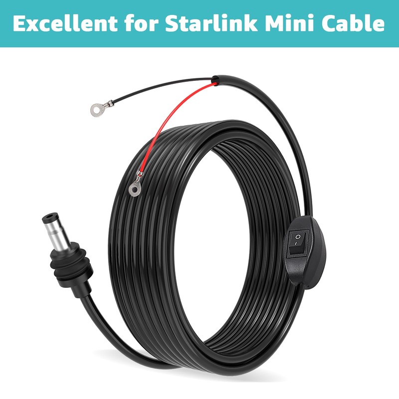 Replacement for Starlink Mini O-Ring DC Charging Cable - Secure
