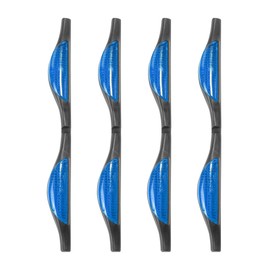 Flaconi 4 pieces anti-collision car door protection strips, car door edge protection with reflectors, car door protection strip, PVC car door edge reflectors, suitable for most cars, trucks, SUVs