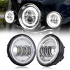 VOSICKY Motorcycle, General Purpose, For Refurbishment, 4.5 Inches, Fog Light,