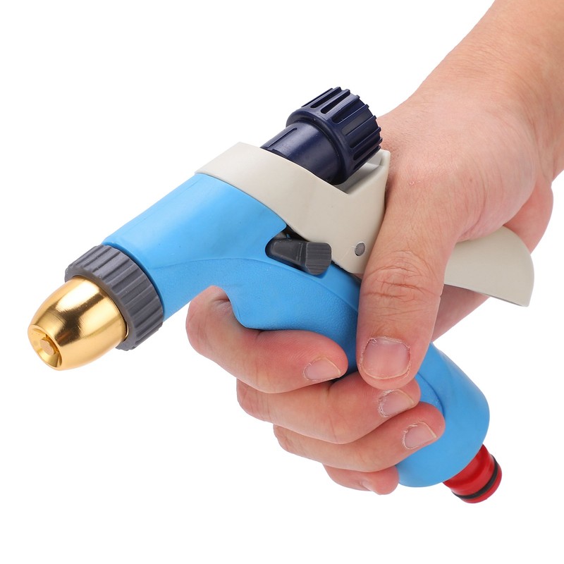 High Pressure Water Spray Gun Copper Head Watering Nozzle Car