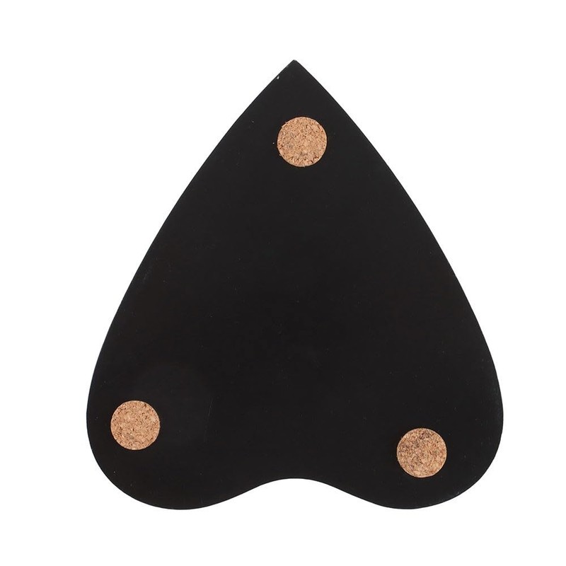Set of 4 Celestial Planchette Shaped Coasters with Black &