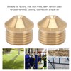 10pcs Brass Misting Nozzles Fog Sprinkler Head for Factory Site