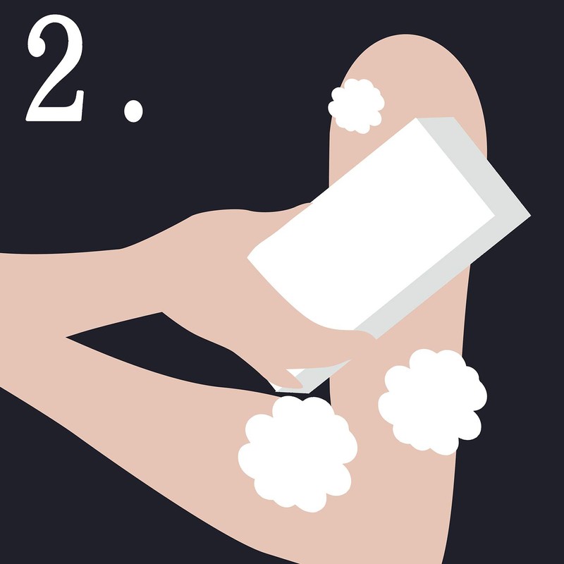 ペリカン石鹸 ニの腕を洗う重曹石鹸 135g