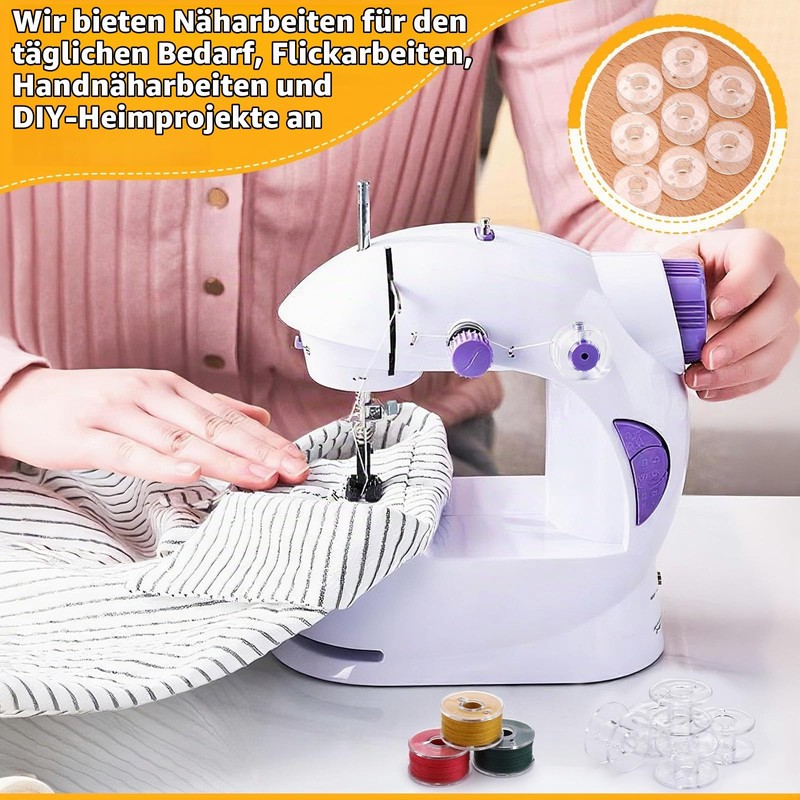 Sewing Machine Bobbins - 25 Pieces Plastic Bobbins - Sewing