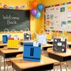 24 Pack Back to School Gift Bags Bulk, Clear PVC
