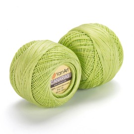 YarnArt Canarias - Hilo de ganchillo 100% algodón mercerizado – 20 g (0.7 oz), 203 yardas – Hilo de encaje ultra fino para ganchillo, encaje, tapicería, bordado y accesorios (5352)