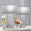 Bedroom Table Lamps Set of 2 - Grey Touch Bedside