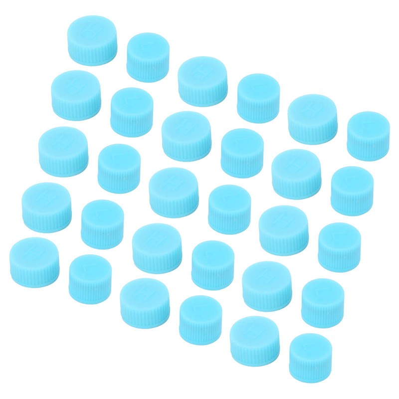 Air Conditioner Valve Core Cap 30pcs R134A AC System Cap