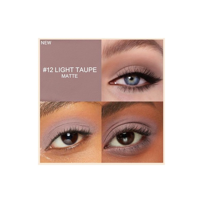 Erinde Sombra de ojos en barra Matte, Resistente al Agua,