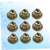 CORHAD 20pcs Bronze Bell Handmade Decorative Bells Ergonomic Handle for