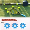 TIXIPEM Tennis Racket Dampener [3PCS] - Funny Flower Shape Silicone