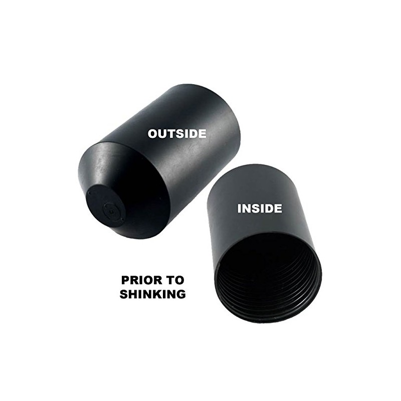 BuyHeatShrink 2 INCH Heat Shrink END Cap for 1.5" Rope