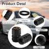 Tire Valve Stem Caps Leopard Car Accessories 4-Pack-Aluminum Alloy Rust-Proof