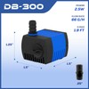 JAJALE 66 GPH Submersible Water Pump - Adjustable Quite Aquariums,