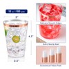 Vasos Elegantes de Pl?stico Transparente 12 Oz