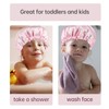 SOLUSTRE Satin Sleeping Cap Infant Shower Bonnet Double Layer Reversible