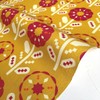 minimynimo Bead Cushion, Small, Round, Northern Europe, Orange, Brown (Pinwheel,