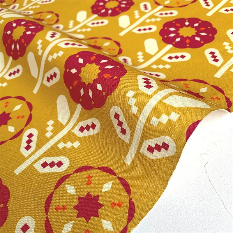minimynimo Bead Cushion, Small, Round, Northern Europe, Orange, Brown (Pinwheel,