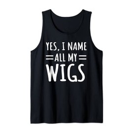 Wig Collector Artificial Hair Designer Periwigs Lover Tank Top