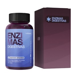7 Enzimas Digestivas 120 Cápsulas Lactasa Bromelina Lipasa Nutrabasics                                                                                