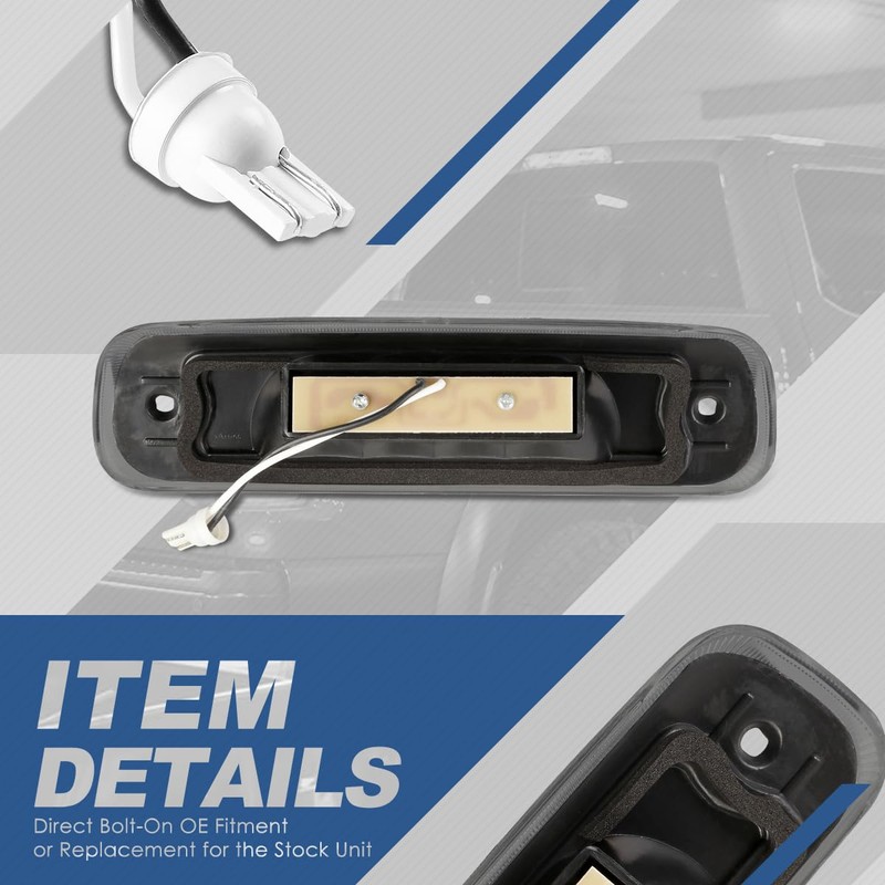 Auto Dynasty LED 3rd Third Brake Light Compatible with 1997-2001