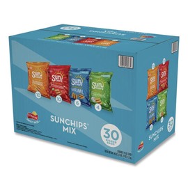 SunChips Variety Mix, Assorted Flavors, 1.5 Oz Bags, 30 Bags/box