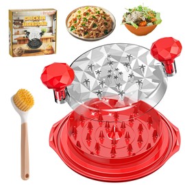 Chicken & Meat Shredder – Grinder, Mincer for Shredded Chicken Breast, Pulled Meat, and Food Shredder Kitchen | Meat Shredder Tool Twist, Shred Chicken Tool, Chicken Shredded Tool